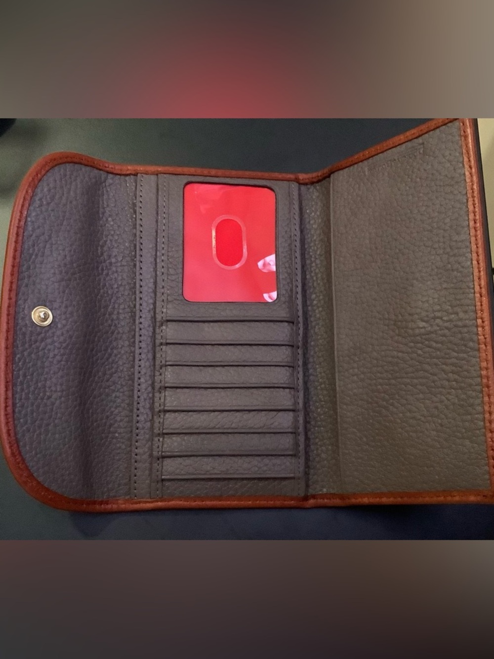 Dooney & Bourke Pebble Grain Continental Clutch - Picture 3 of 4